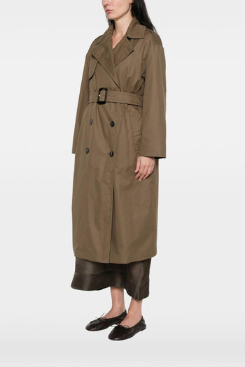 Trench Doppiopetto Donna Verde - 2