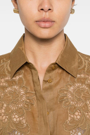 Camicia Cali Donna Beige - 4
