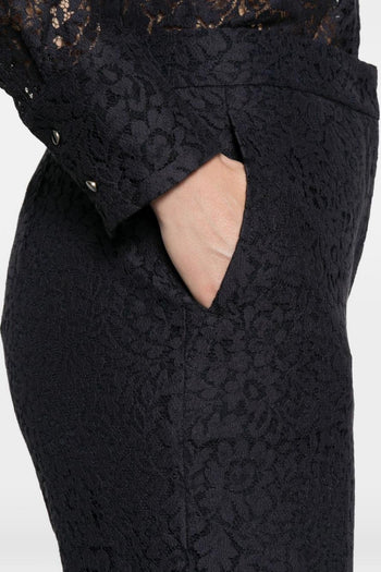 Pantalone Pizzo Donna Nero - 4