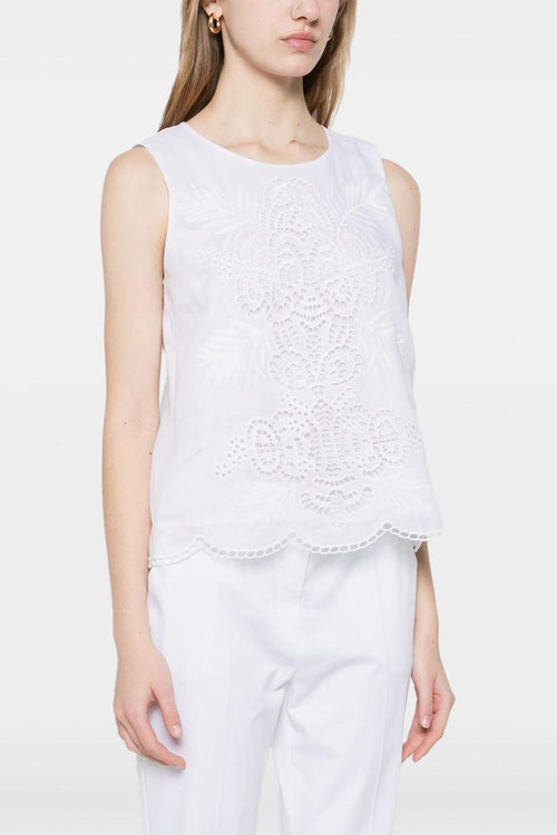 Top Efeso Donna Bianco