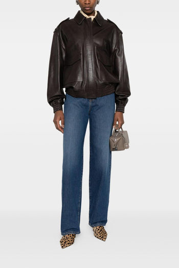 Jeans Gamba Dritta Donna Blu - 2