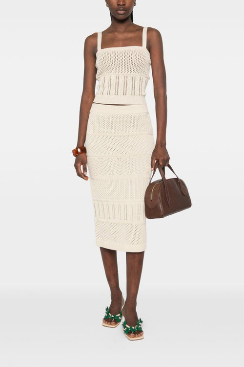 Gonna Mito Donna Beige