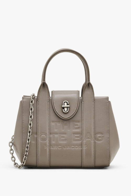 The Turnlock Crossbody Tote Bag Donna Borsa Grigio