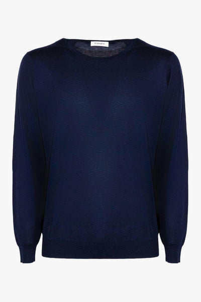 Maglia Maniche Lunghe Uomo Blu