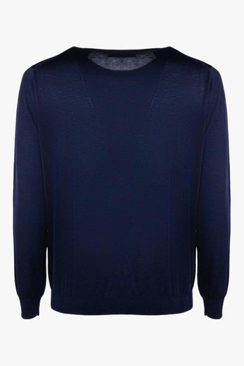 Maglia Maniche Lunghe Uomo Blu - 2