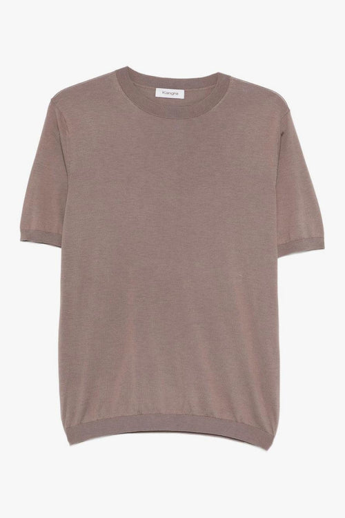 Maglia Maniche Corte Uomo Marrone