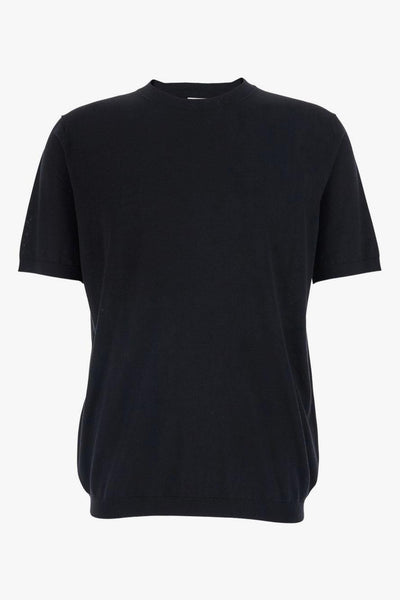 Maglia Scollo Tondo Uomo Nero