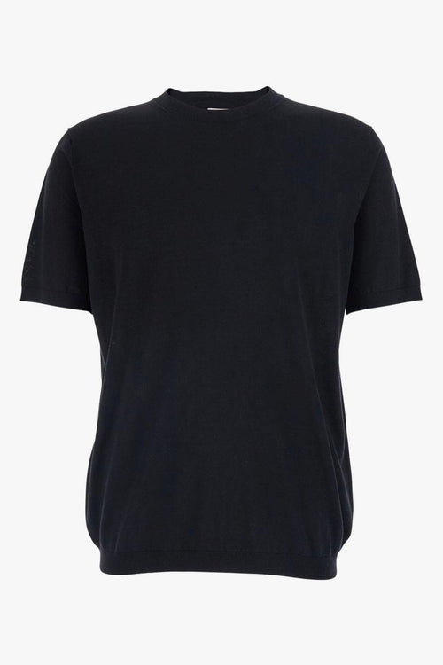 Maglia Scollo Tondo Uomo Nero