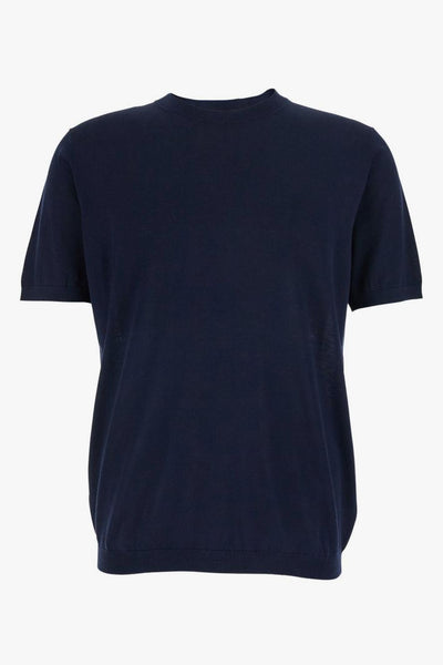 Maglia Maniche Corte Uomo Blu