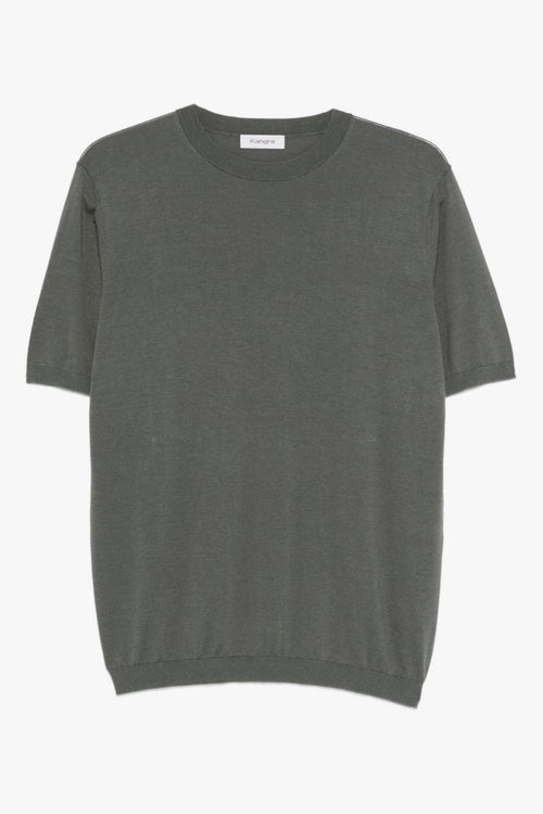 Maglia Scollo Tondo Uomo Verde