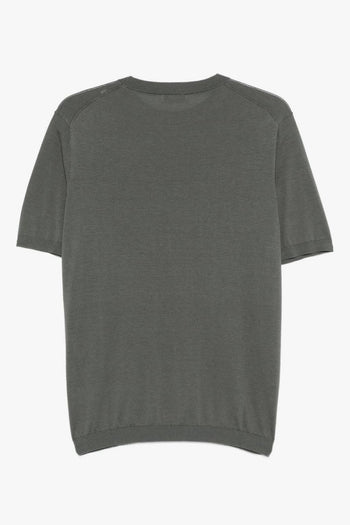 Maglia Scollo Tondo Uomo Verde - 2