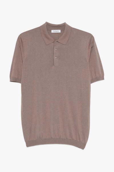 Polo Tre Bottoni Uomo Beige