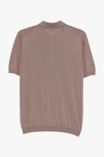 Polo Tre Bottoni Uomo Beige - 2