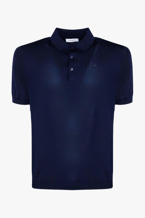 Polo Maniche Corte Uomo Blu