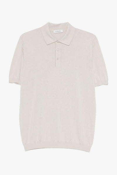 Polo Tre Bottoni Uomo Beige