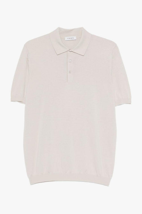 Polo Tre Bottoni Uomo Beige