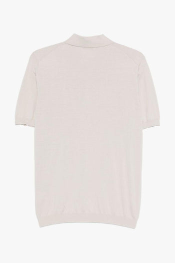 Polo Tre Bottoni Uomo Beige - 2