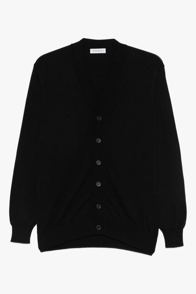 Cardigan con Bottoni Uomo Nero
