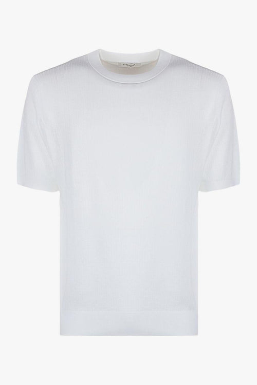 Maglia Costine Uomo Bianco