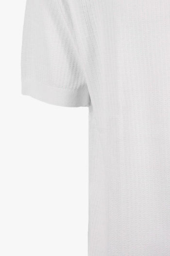 Maglia Costine Uomo Bianco - 4