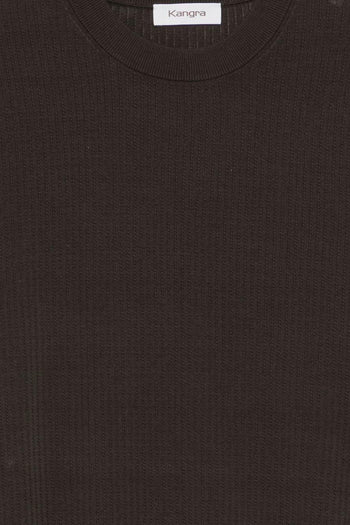 Maglia Costine Uomo Marrone - 3
