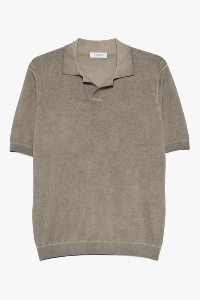 Polo Lavata Uomo Marrone