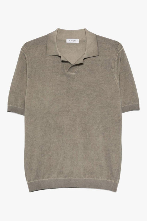 Polo Lavata Uomo Marrone