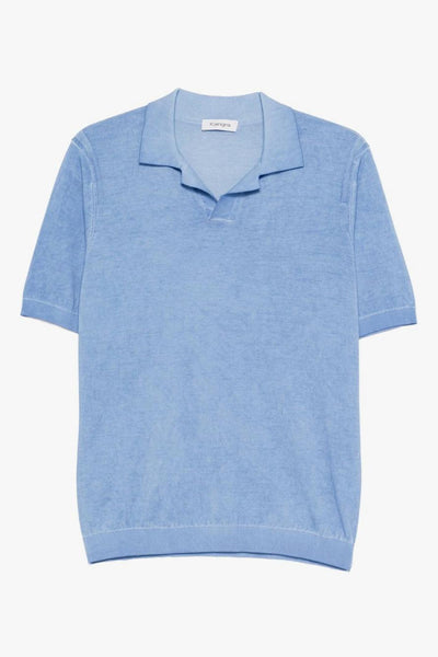 Polo Lavata Uomo Blu
