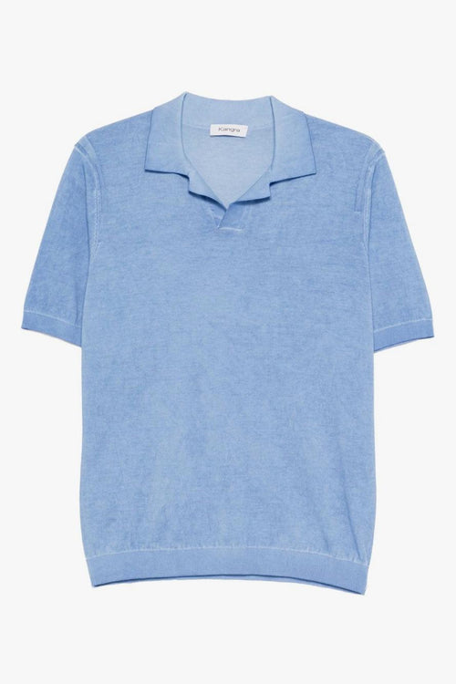 Polo Lavata Uomo Blu
