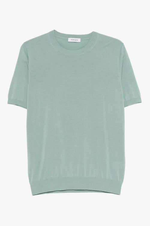 Maglia Scollo Tondo Uomo Verde
