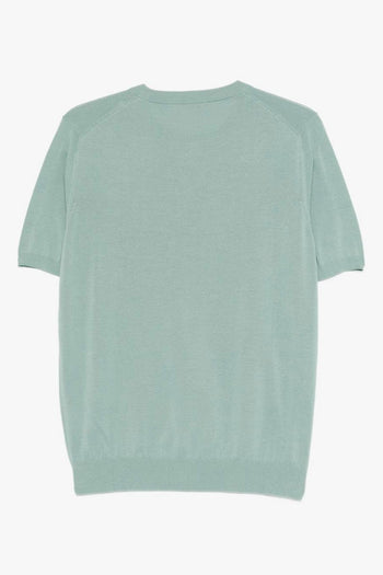 Maglia Scollo Tondo Uomo Verde - 2