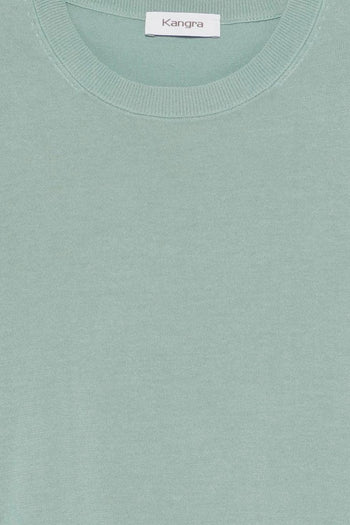 Maglia Scollo Tondo Uomo Verde - 3