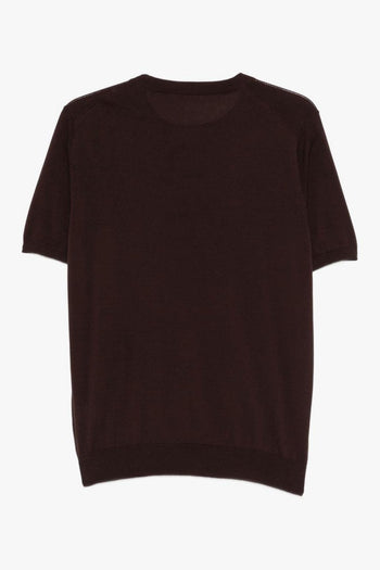 Maglia Scollo Tondo Uomo Marrone - 2