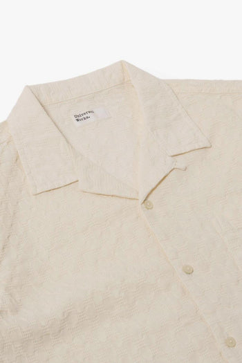 Camicia Beige Uomo Maniche Corte - 4