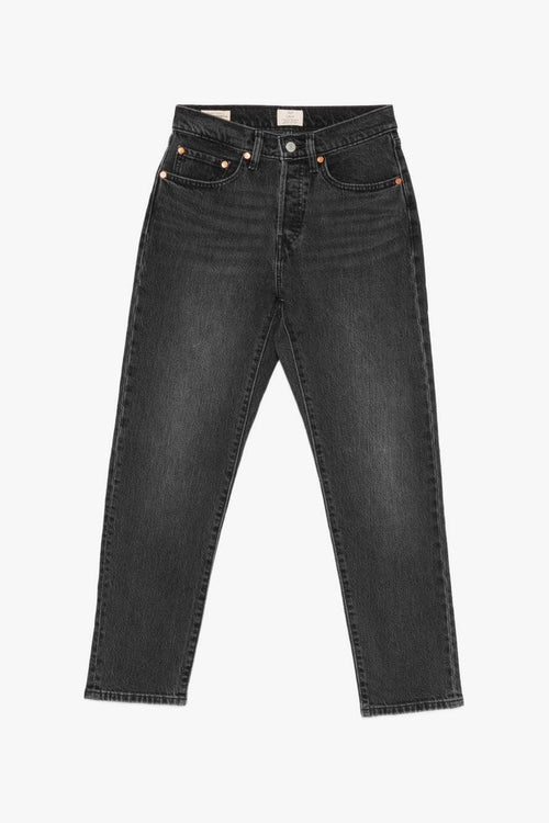 Jeans Nero Donna 501 Cropped