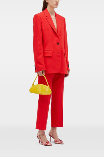 Donna Giacca Rosso Monopetto - 2