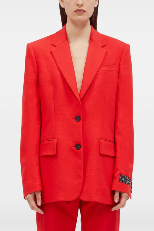 Donna Giacca Rosso Monopetto