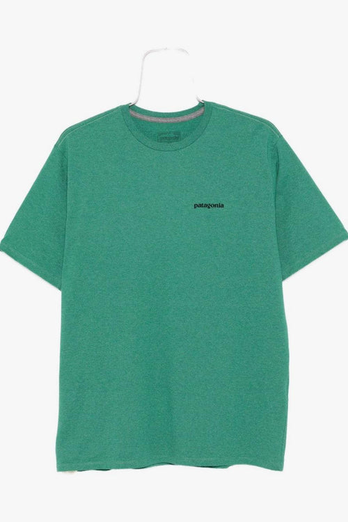 Uomo T-shirt Logo Verde