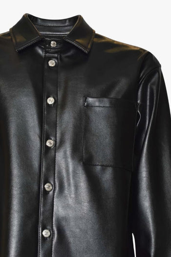 Camicia Nero Uomo Finish Lucido - 3