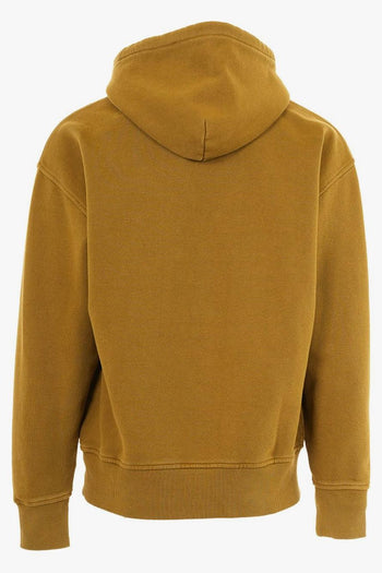 Felpa Verde Uomo Cappuccio Logo - 3