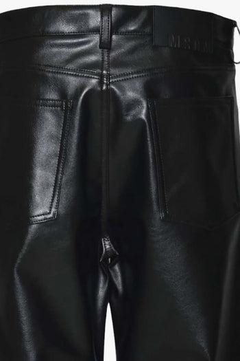 Pantalone Nero Uomo Lucido - 3