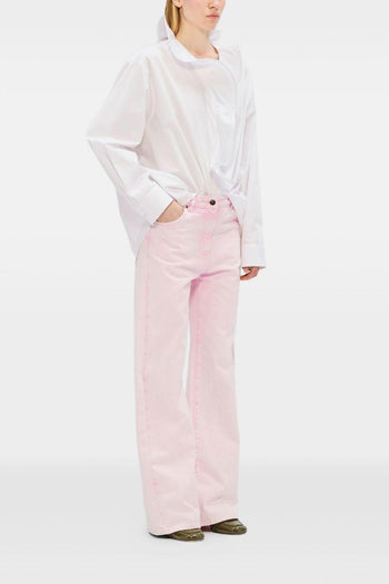 Camicia Bianco Donna con Volant - 2