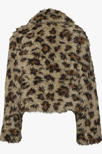 Giubbino Marrone Donna Leopardato - 2