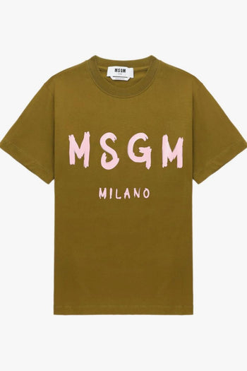 T-shirt Verde Donna Logo Milano - 5