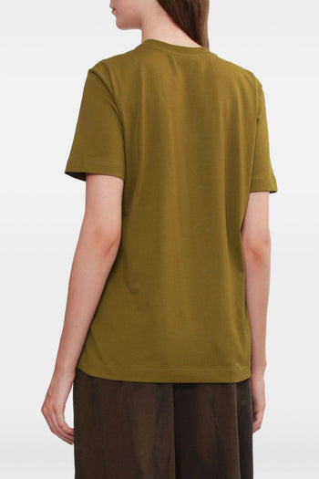 T-shirt Verde Donna Logo Milano - 3