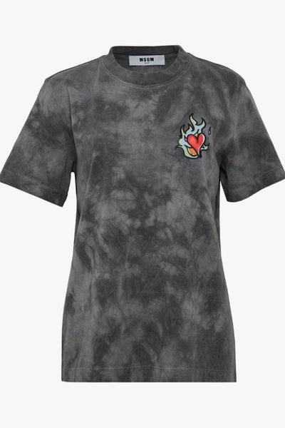 T-shirt Grigio Donna Tie Dye