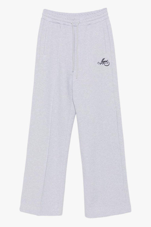 Pantalone Grigio Donna Ricamo Logo