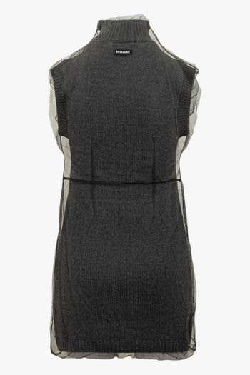 Abito Grigio Donna Senza Maniche - 2