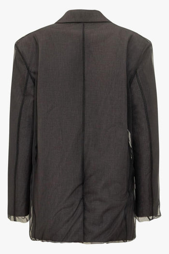 Giacca Grigio Donna Monopetto - 2