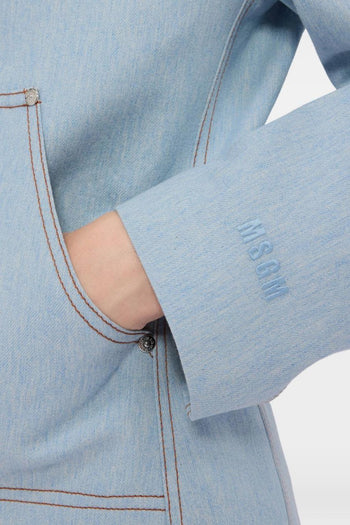 Giacca Jeans Donna Blu - 3